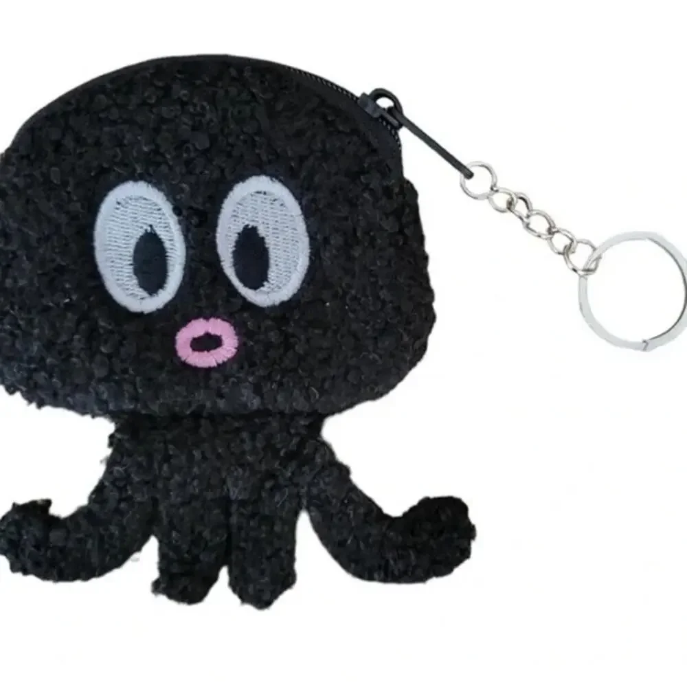 BN super cute! Octopus fuzzy coin purse or bag charm